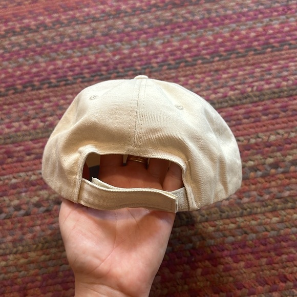 SOLD VTG CREAM HORSE GIRL EMBROIDERED WESTERN EQUESTRIAN HAT - Picture 2 of 7